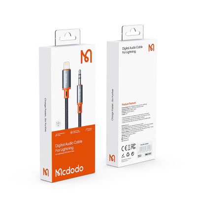 کابل صدا AUX لایتننینگ مک دودو Mcdodo مدل CA-0780 با گارانتی