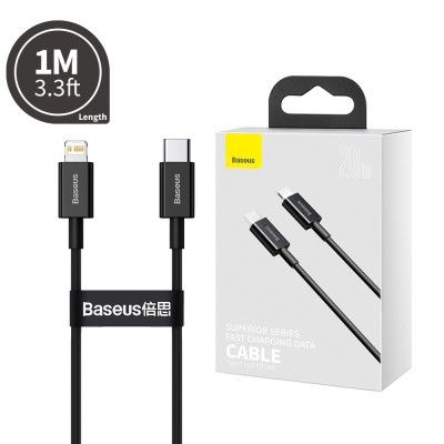 کابل شارژ سریع باسئوس Baseus 20W مدل CATLYS-C01 با گارانتی