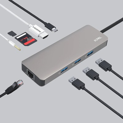 هاب 9 پورت USB-C جی سی پال JCPAL مدل Linx Series با گارانتی