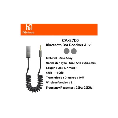 گیرنده بلوتوثی موزیک مک دودو Mcdodo مدل CA-8700 با گارانتی
