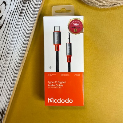 کابل صدا AUX تایپ سی مک دودو Mcdodo مدل CA-0820 با گارانتی