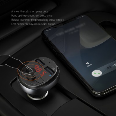 شارژر فندکی Car Charger با قابلیت تماس و پخش موسیقی مک دودو Mcdodo مدل CC-6880
