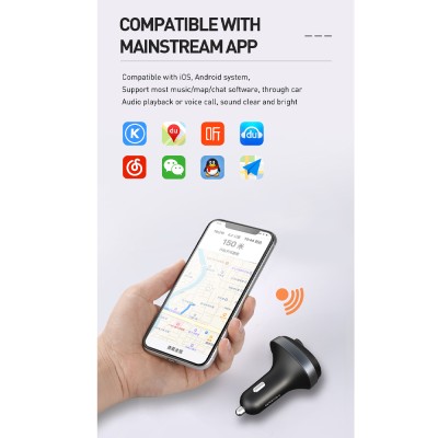 شارژر فندکی Car Charger با قابلیت تماس و پخش موسیقی مک دودو Mcdodo مدل CC-6880