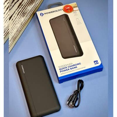 پاور بانک Power Bank پاورولوژی POWEROLOGY مدل 10000 mAh مدل PPBCHA14 با گارانتی