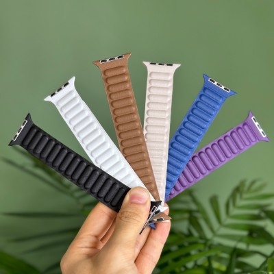 بند اپل واچ چرمی مدل Leather Loop