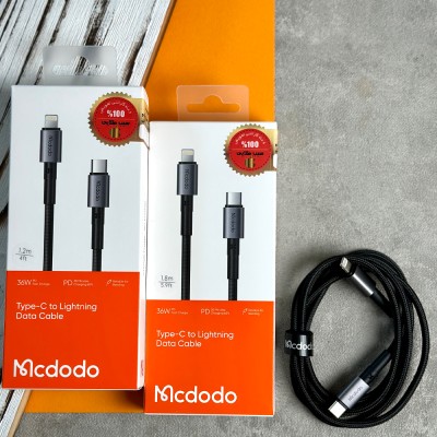 کابل شارژ Type-C To Lightning مک دودو Mcdodo مدل CA-2850 با گارانتی