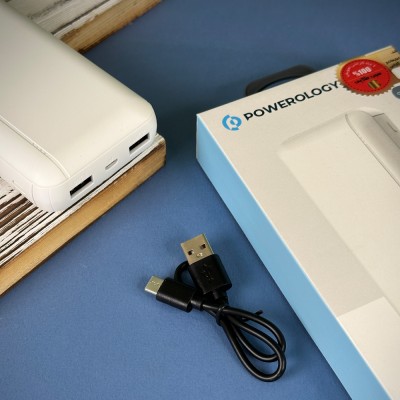 پاور بانک Power Bank پاورولوژی POWEROLOGY مدل 20000 mAh مدل PPBCHA15 با گارانتی