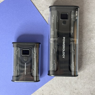 پاور بانک Power Bank پاورولوژی POWEROLOGY کریستالی مدل PPBCHA25 20000 mAh با گارانتی