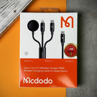 کابل شارژ 3in1 مک دودو Mcdodo مدل  CA-494 با گارانتی