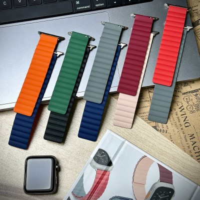 بند اپل واچ سیلیکونی LEVELO مدل دو رو