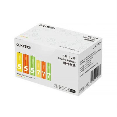محصول باتری قلمی سوپر آلکالاین Cuktech بسته 24 تایی شیائومی Xiaomi Alkaline Battery